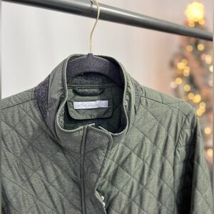 Peter Millar Women's Dark Olive Blakely Quilted Travel Jacket sz. L